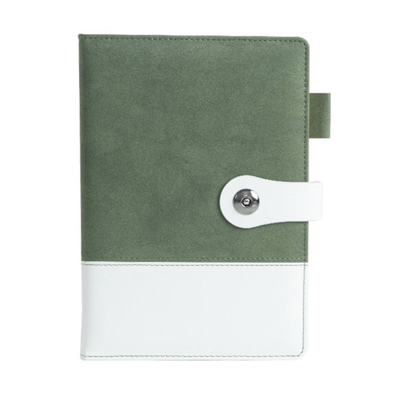 Sylvtty A5 Executive Notebook Thick Paper Notebook with Faux Leather Cover 192 Pages Personal Diary Notepad for Business Meetings