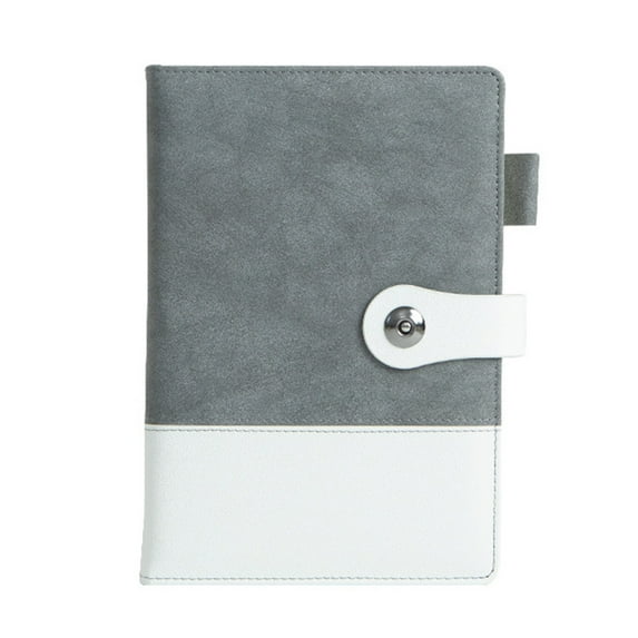 Sylvtty A5 Executive Notebook Thick Paper Notebook with Faux Leather Cover 192 Pages Personal Diary Notepad for Business Meetings