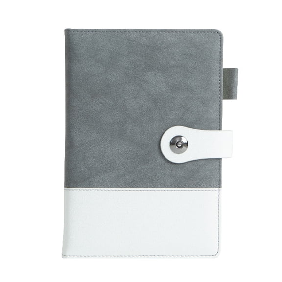 Sylvtty A5 Executive Notebook Thick Paper Notebook with Faux Leather Cover 192 Pages Personal Diary Notepad for Business Meetings
