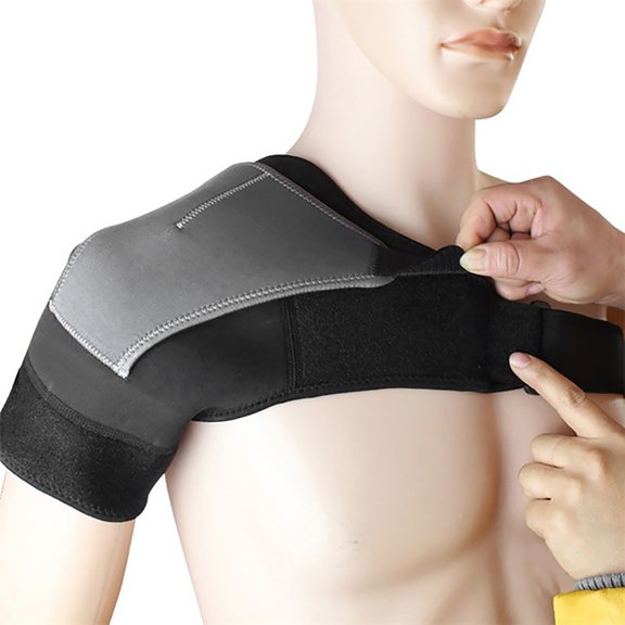 Sylvtty Adjustable Dislocation Pain Injury Arthritis Shoulder Support Strap Sports Pad