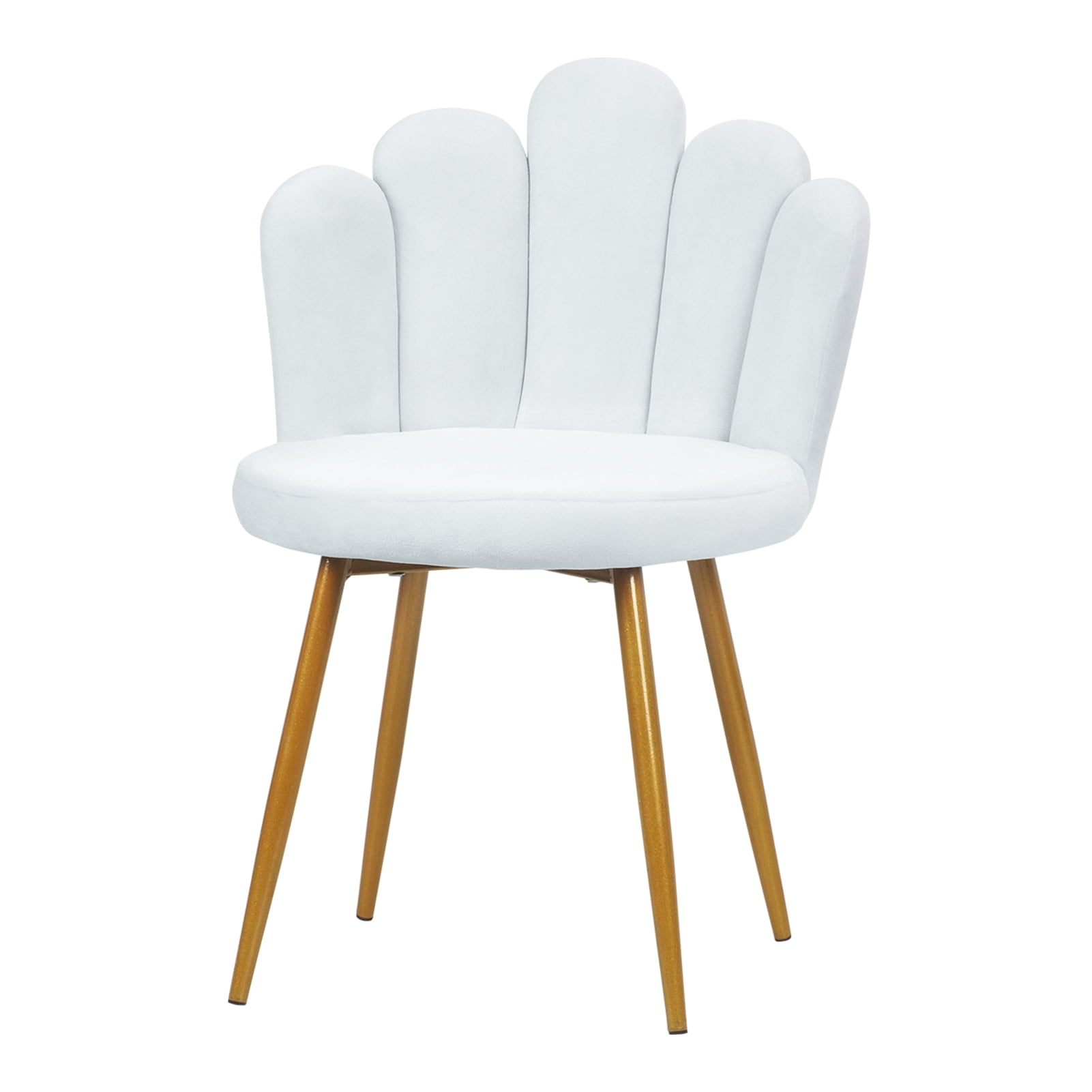 Sylvtty Adjustable Makeup Chair with Cushioned Seat - Modern Velvet ...