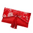 thumbnail image 1 of Sylvtty Chinese Red Envelope Embroidered Satin Cash Envelope Lucky Money Envelope Pocket for Wedding Spring Festival Banknotes Gift, 1 of 7
