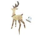thumbnail image 1 of Sylvtty Christmas Lighted Reindeer Decorations Glowing Plastic Deer Ornaments with LED Lights for Indoor Outdoor Holiday Display, 1 of 7