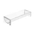 thumbnail image 1 of Sylvtty Clear Acrylic Cookie Tray Modern Design BAP-Free Round Rectangular Appetizer Serving Tray for Bread Fruits, 1 of 6