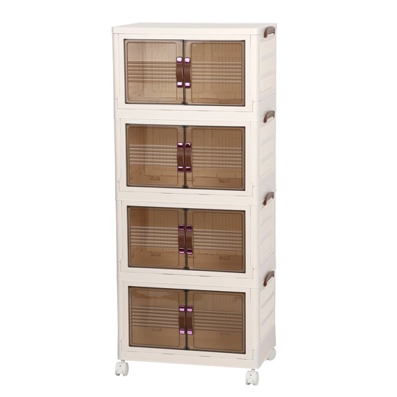Acrylic Storage Organizer Box Semi-Transparent Clear Vanity Makeup Holders For Bedroom Countertop Multipurpose Cosmetic Container For Jewelry Office Supplies