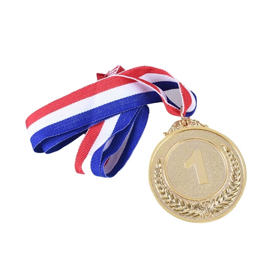 Sylvtty Decorative Winner Medal Exquisite Antioxidant Golden Silver Color Award Medals Party Favors