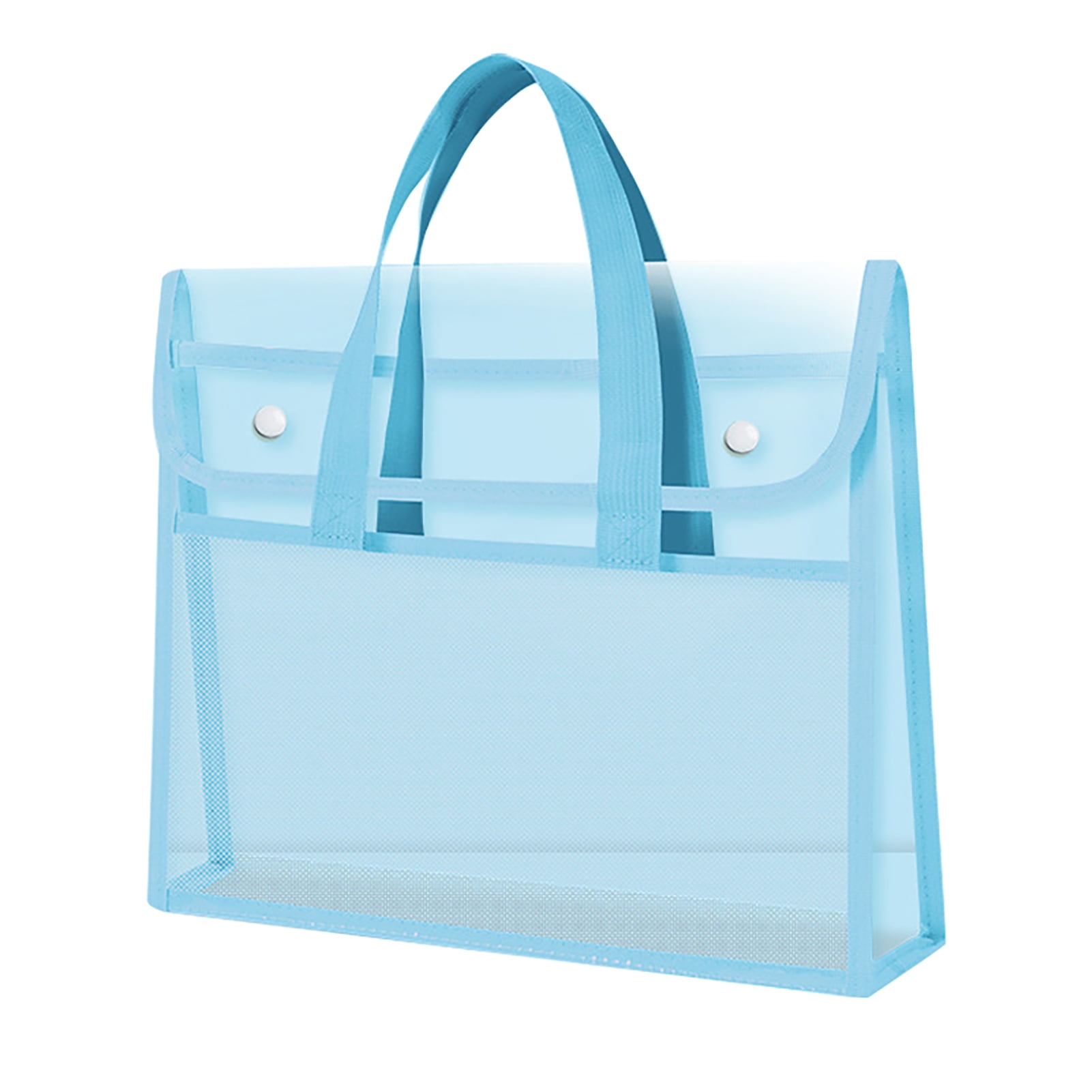 Sylvtty Expandable Transparent Plastic File Folder with Snap Closure ...