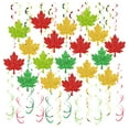 thumbnail image 1 of Sylvtty Fall Leaves Hanging Swirls Decoration Thanksgiving Maple Leaf Swirls Streamers Autumn Harvest Ceiling Hanging Decor for Birthday Party Supplies, 1 of 6