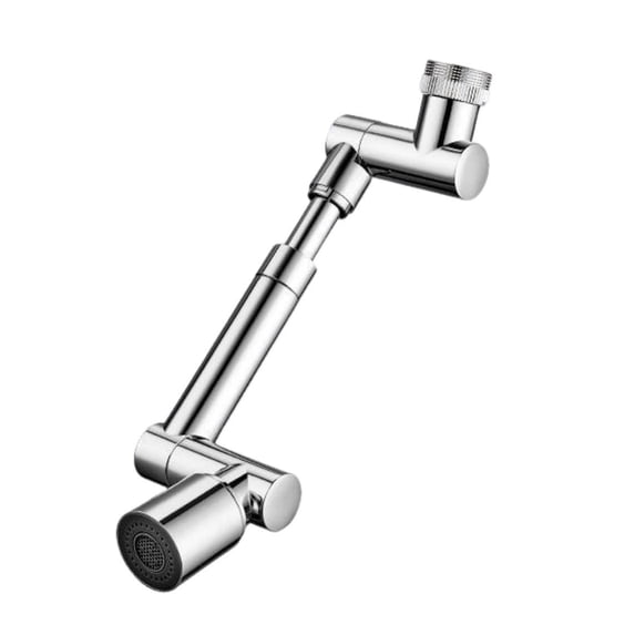 Sylvtty Faucet Extender with 2 Sprayer Modes Universal Fit Simple Installation 360-Degree Adjustable Nozzle Bathroom Sink Extender