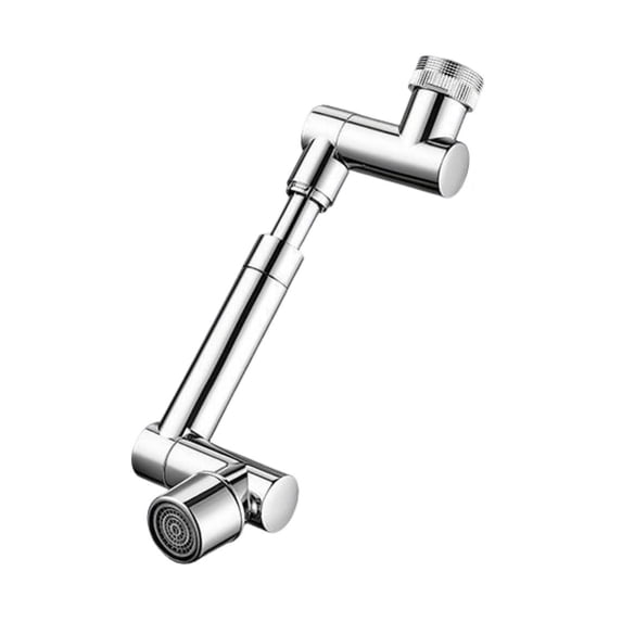 Sylvtty Faucet Extender with 2 Sprayer Modes Universal Fit Simple Installation 360-Degree Adjustable Nozzle Bathroom Sink Extender