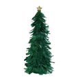 thumbnail image 1 of Sylvtty Feather Christmas Tree Tabletop Decoration Handcrafted Tree Figurine with Star Topper Holiday Home Centerpiece for Christmas New Year Party, 1 of 6