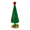 thumbnail image 1 of Sylvtty Glass Christmas Tree Small Tabletop Lighted Xmas Tree Figurine Battery Operated Mini Tree Lamp for Home Table Fireplace Mantel Decor, 1 of 7
