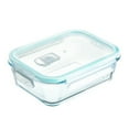 thumbnail image 1 of Sylvtty Glass Lunchbox Bento Box Divided Meal Prep Containers with Lids Stackable Reusable Food Storage Containers, 1 of 7