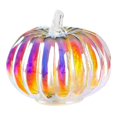 thumbnail image 1 of Sylvtty Glass Pumpkin Light Battery Operated LED Pumpkin Lantern Fall Lighted Pumpkin Table Centerpiece for Halloween Thanksgiving Home Decor, 1 of 7