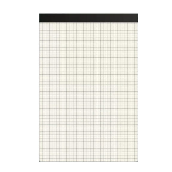 Sylvtty Grid Paper Pad 80 Sheets Easy Tear Off Quadrille Grid Notebook A5/B5/A4 Sizes Grid Pad Notebook for Sketching Note-Taking Engineering Geometry