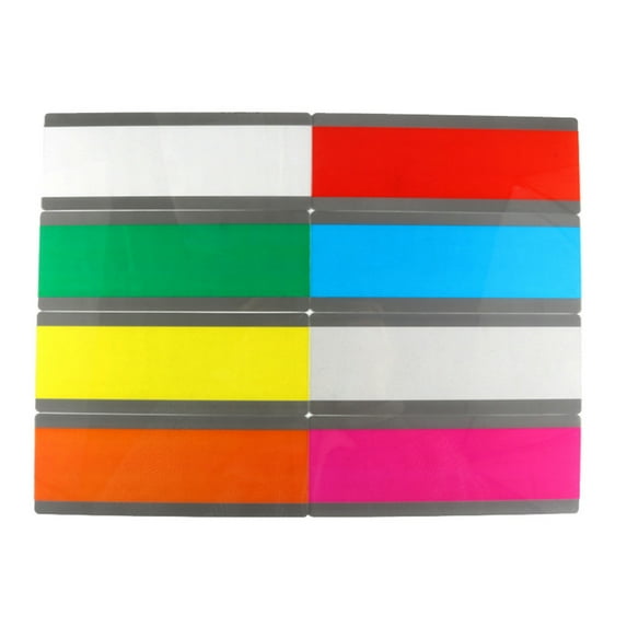 Sylvtty Guided Reading Strips Colored Overlay Highlight Bookmark Reading Tracking Ruler Help with Dyslexia for Children And Teaching Supply