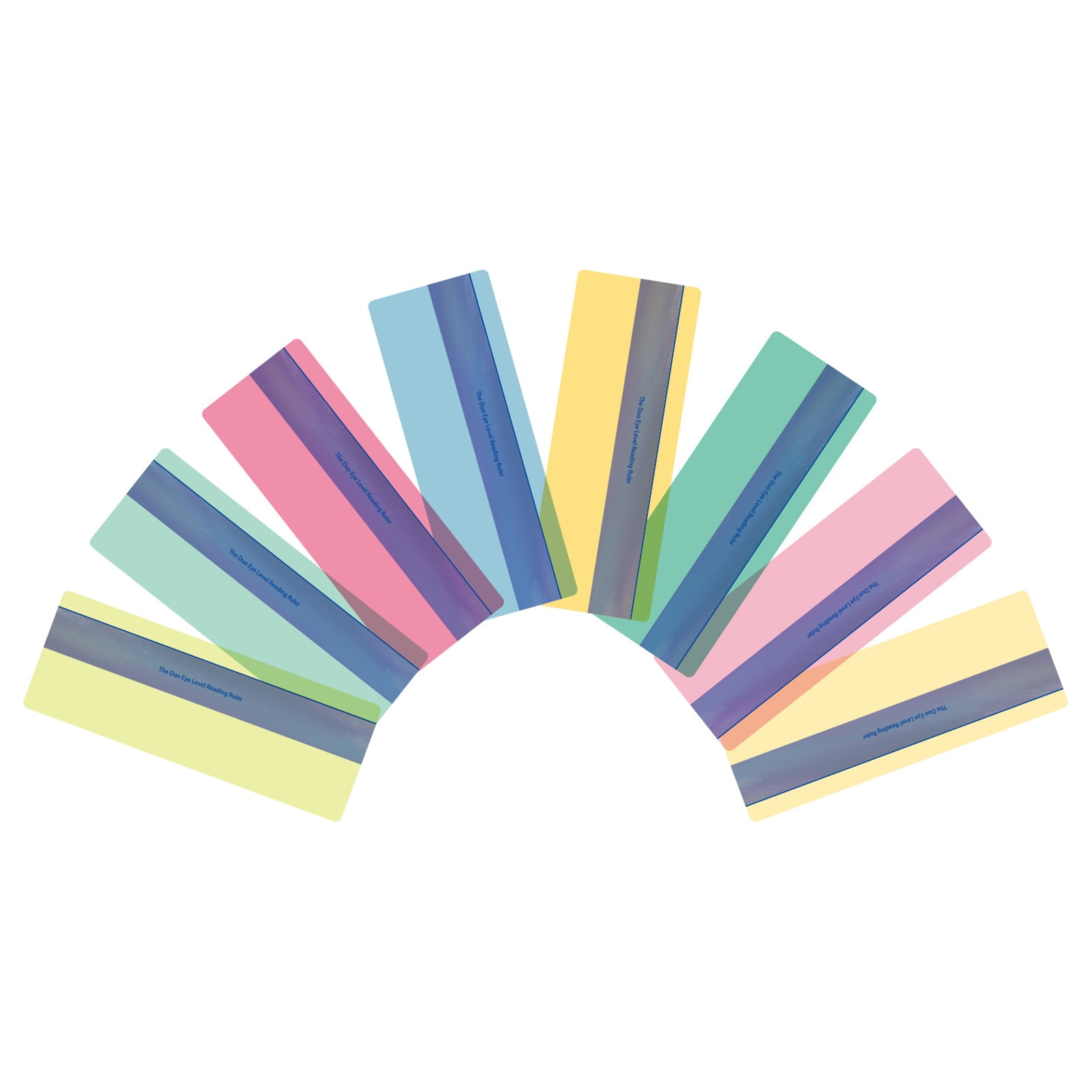 Sylvtty Guided Reading Strips Colored Overlay Highlight Bookmark ...