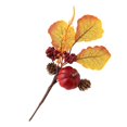 thumbnail image 1 of Sylvtty Halloween Artificial Pumpkin Branches Faux Fall Pumpkin Bouquet Fake Pumpkin Maple Leaf Picks for Harvest Thanksgiving Floral Arrangement Tabletop Centerpiece, 1 of 7