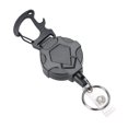 thumbnail image 1 of Sylvtty Heavy Duty Retractable Keychain with Magnetic Closure Tactical ID Badge Holder Reel Carabiner Clip Easy-pull Buckle, 1 of 6