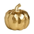 thumbnail image 1 of Sylvtty Indoor Modern Pumpkin Fall Decor Shiny Vivid Color Holiday Party Elegant Tabletop Decoration Resin Artificial Pumpkin, 1 of 6