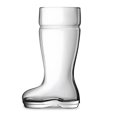 thumbnail image 1 of Sylvtty Large Capacity Beer Mug Transparent Design Funny Boot Shape Easy to Clean Dishwasher Safe Beer Cup Party Decoration, 1 of 6