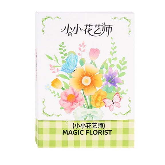 Sylvtty Magic Petal Flower Kit DIY Paper Flower Bouquet Kit 3D Dyed Blossoms with Colorful Petals Educational Floral Art Craft for Kids