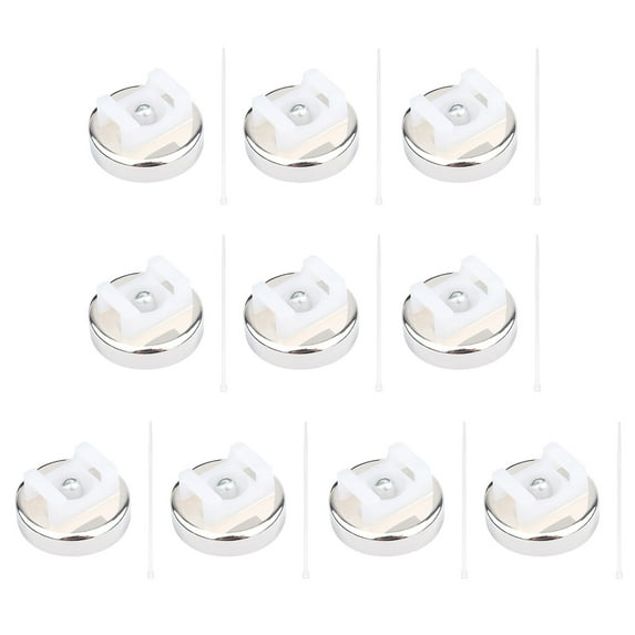 Sylvtty Magnetic Zip Tie Mounts Base UV Resistant Compact Portable Multipurpose Releasable Cable Zip Ties Saddle Type Mounts Base