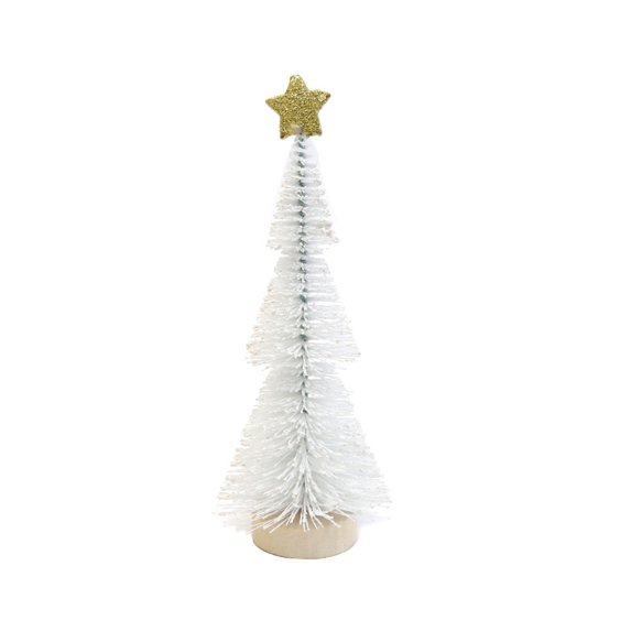 Sylvtty Mini Christmas Tree Decoration Small Desktop Ornament Reusable Holiday Essential Festive Party Atmosphere Enhancer
