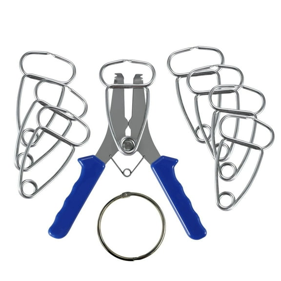 Sylvtty Miter Spring Clamps Set Ergonomic Handle Compact Size Portable Wide Application Spring-loaded Pliers Clip Kit for Woodworking