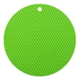 thumbnail image 1 of Sylvtty Silicone Honeycomb Round Pot Pad Thermal Insulation Mat Easy to Clean Anti-Slip Design Food-Grade Counter Hot Pad, 1 of 7