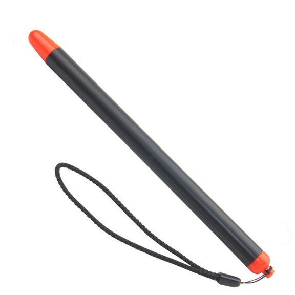 Sylvtty Teacher Pointer with Lanyard Red Contact Touch Sensitive 1/1.2m 7 Joints Telescopic Teaching Pointing Rod for Student