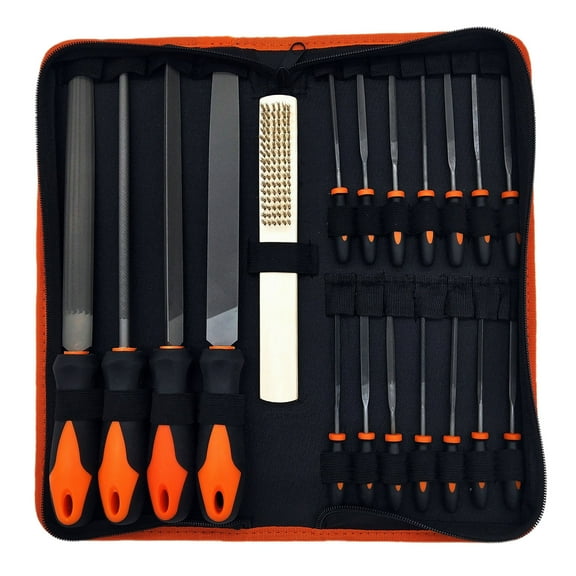 Sylvtty Woodworking Files Carving Tools Kit High Carbon Steel Files Compact Portable Multi-functional Metal Wood File Rasp Set