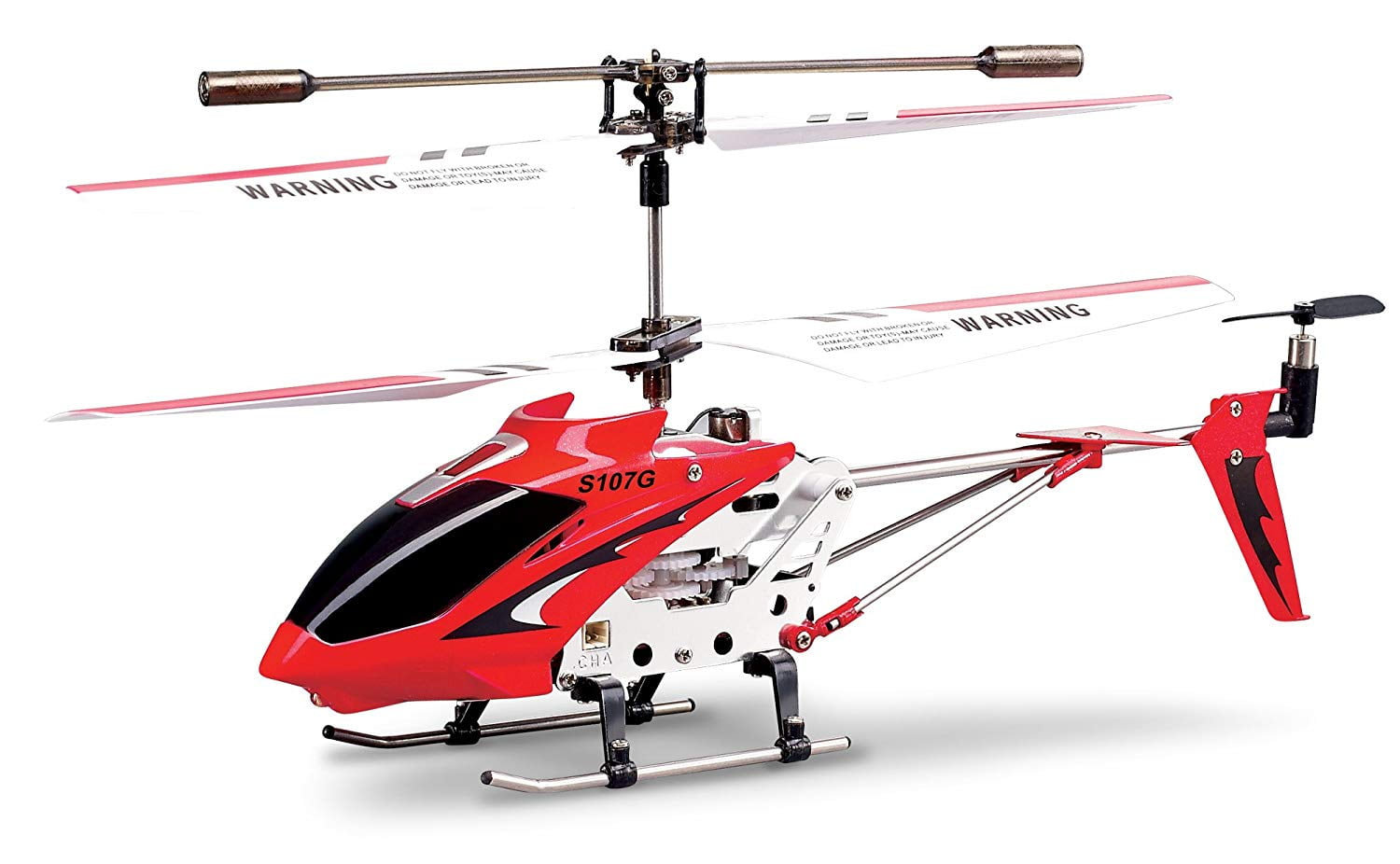 Syma S107/S107G 3-Channel RC Helicopter with Gyro, Red, 11.68 oz