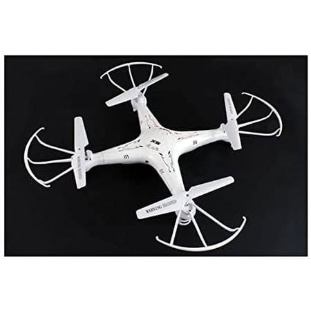 Syma X5 4 Channel 2.4GHz RC Explorers Quad Copter with (Extra: 1X 2 MP Camera,1 x Battery, 1 x USB Charger, 1 x 4G Micro SD Card, 4 x propellers, 1X SD Card Reader)