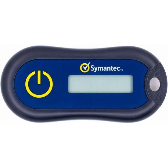 Symantec VIP Hardware Authenticator  OTP One Time Password Display Token - Two Factor Authentication Based TOTP Key Chain Size