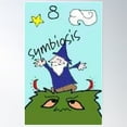 thumbnail image 1 of Symbiosis Poster Wall Art, Modern Wall Decor For Living Room Bedroom, 24x36 UNFRAMED, 1 of 3