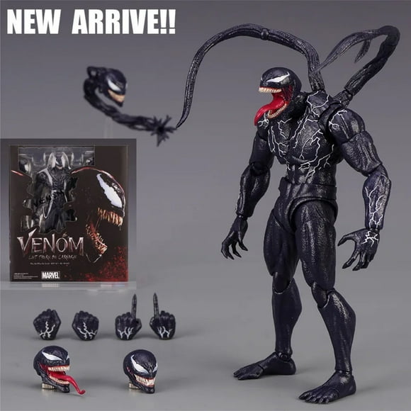 Symbiote Toy for Fans New SHF Venom Let There Be Carnage 2nd Ver. Action Figure Box Toys Gifts