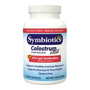كبسولات Symbiotics Colostrum Plus ، 120 قيراط