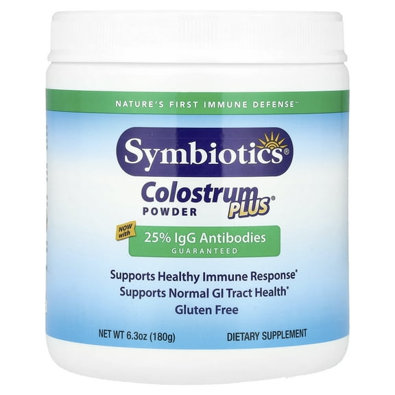 Symbiotics Colostrum Plus Powder, 6.3oz