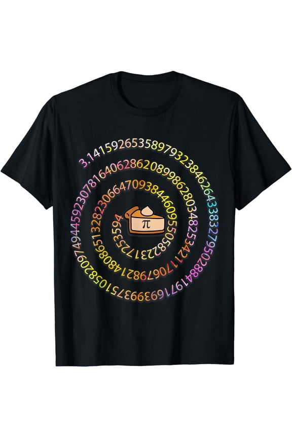 Symbol Funny Digits of Pi Rainbow 3.14 Pi Day Math Teacher T-Shirt