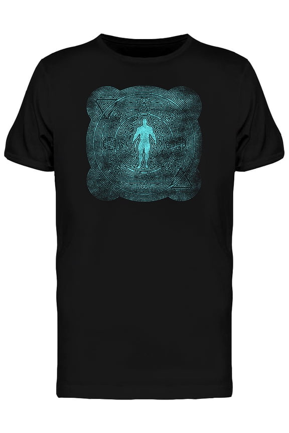 Symbol Geometry Man Particles  Tee Men's -Image by Shutterstock