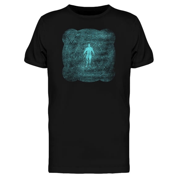 Symbol Geometry Man Particles Tee Men's -Image by Shutterstock