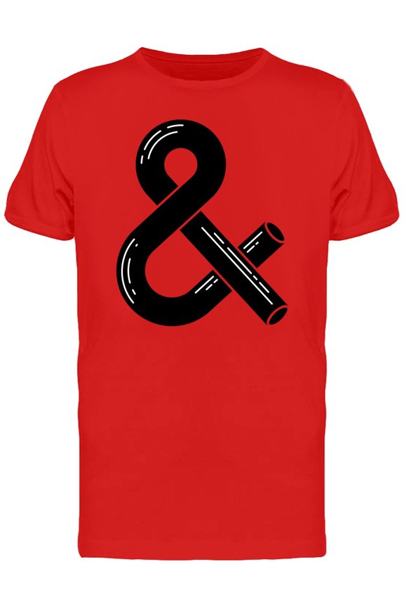 Symbol & Glossy T-Shirt Men -Image by Shutterstock, Male Large