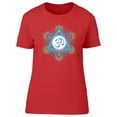 thumbnail image 1 of Symbol Namaste On Mandala Ring T-Shirt Women -Image by Shutterstock, Female Medium, 1 of 2
