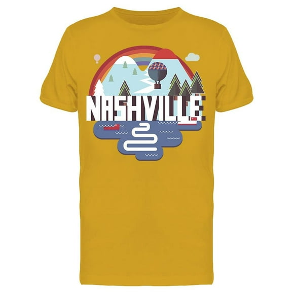 Symbol Nashville Destination T-Shirt Men -Image by Shutterstock, Male x-Large