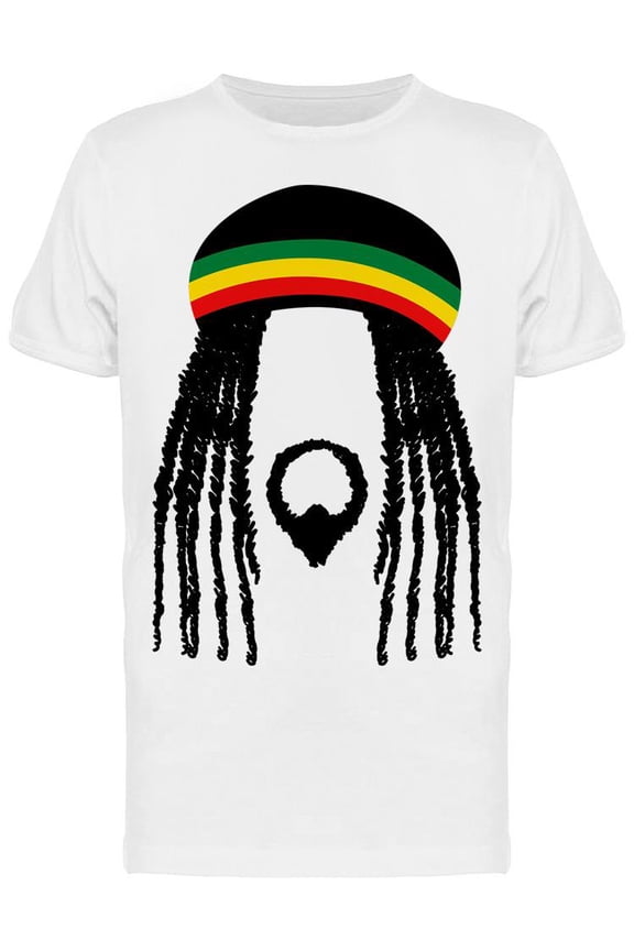 Symbol Of Man With Dreadlocks T-Shirt Men -Image by Shutterstock, Male Small