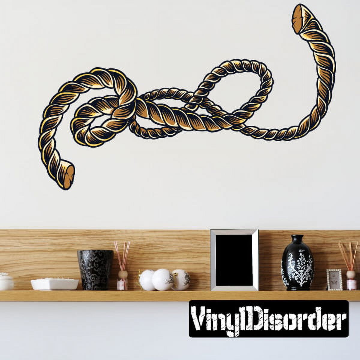 Symbol Rope Wall Decal - Vinyl Car Sticker - Uscolor003 - 25 Inches ...