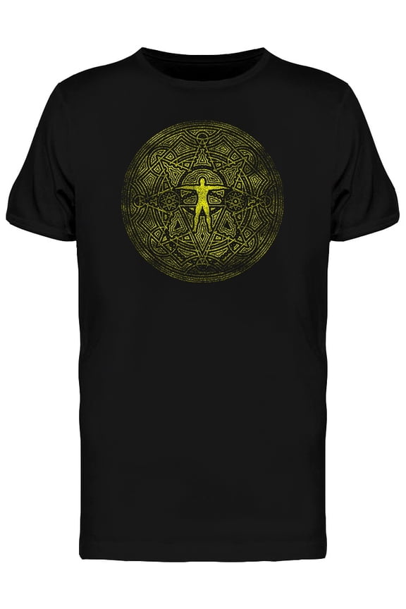Symbol Silhouette  Man Particles Tee Men's -Image by Shutterstock