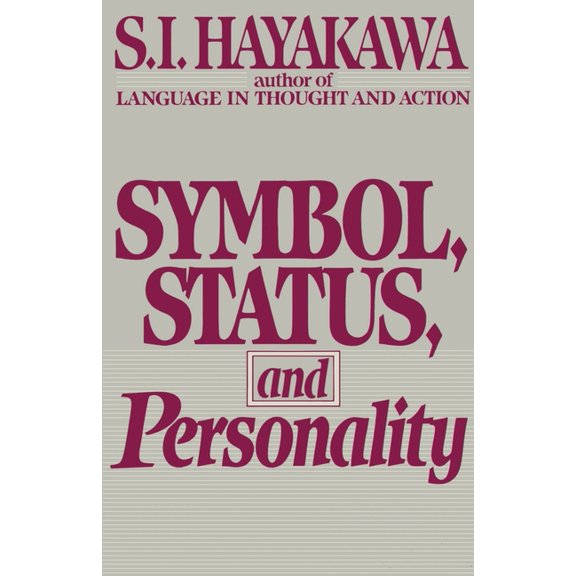 Symbol, Status, and Personality, (Paperback)