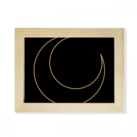 Symbol Totem Pattern Shape Moon Desktop Photo Frame Picture Art Decoration Painting 6x8 inch